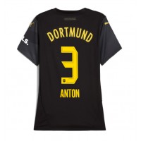 Maglia Calcio Borussia Dortmund Waldemar Anton #3 Seconda Divisa Donna 2024-25 Manica Corta